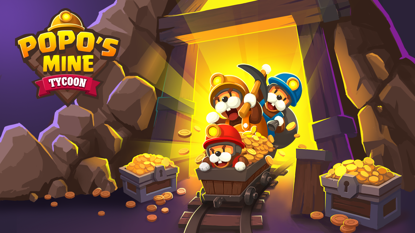 Popo Mine: Idle Mineral Tycoon Game Screenshot