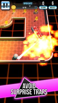 Retro Shot Pinball Puzzle Game Game Screenshot