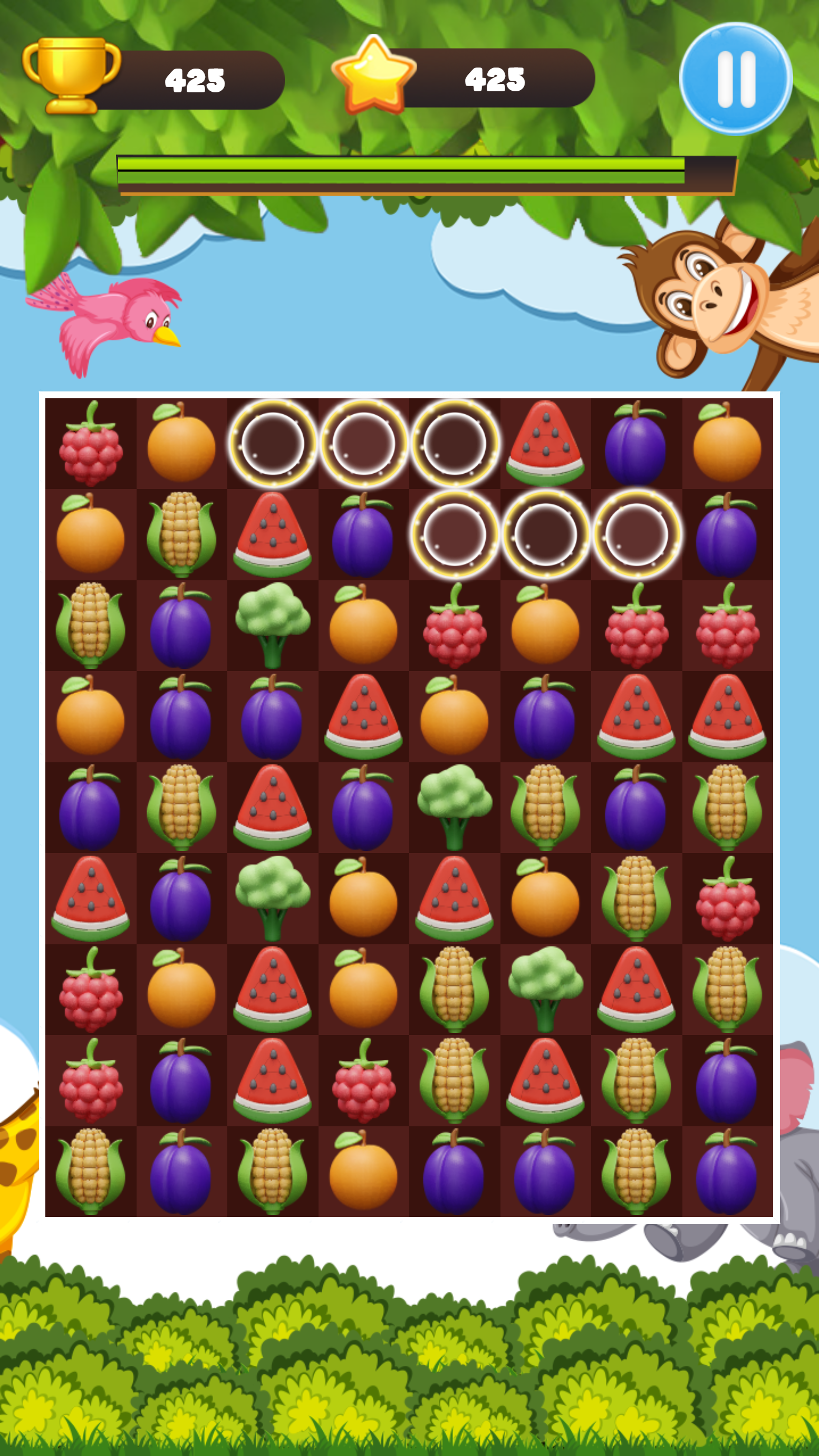 Fruits Farm Match 3 게임 스크린샷