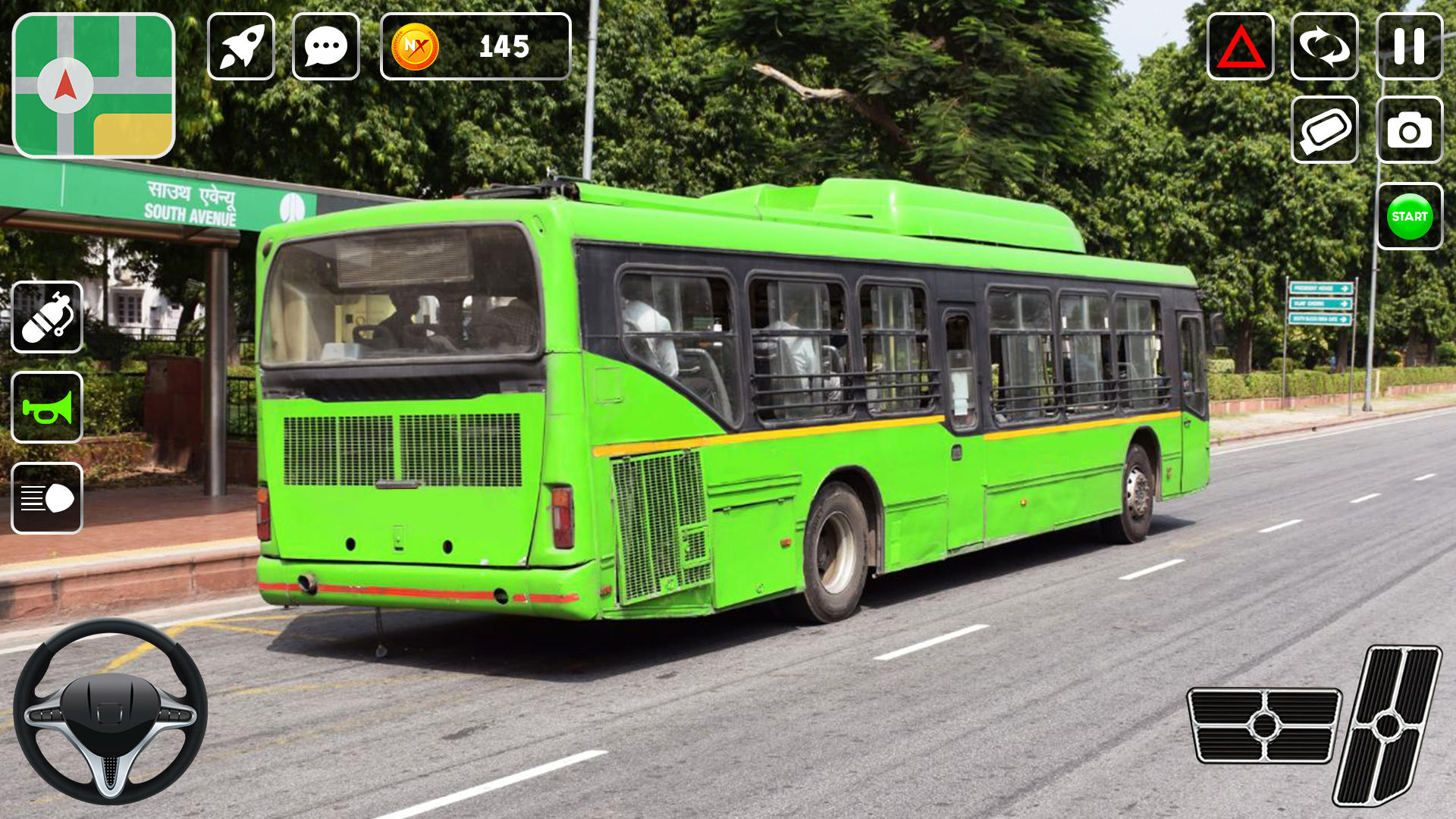 Screenshot of Bus Simulator Indian 3D Game