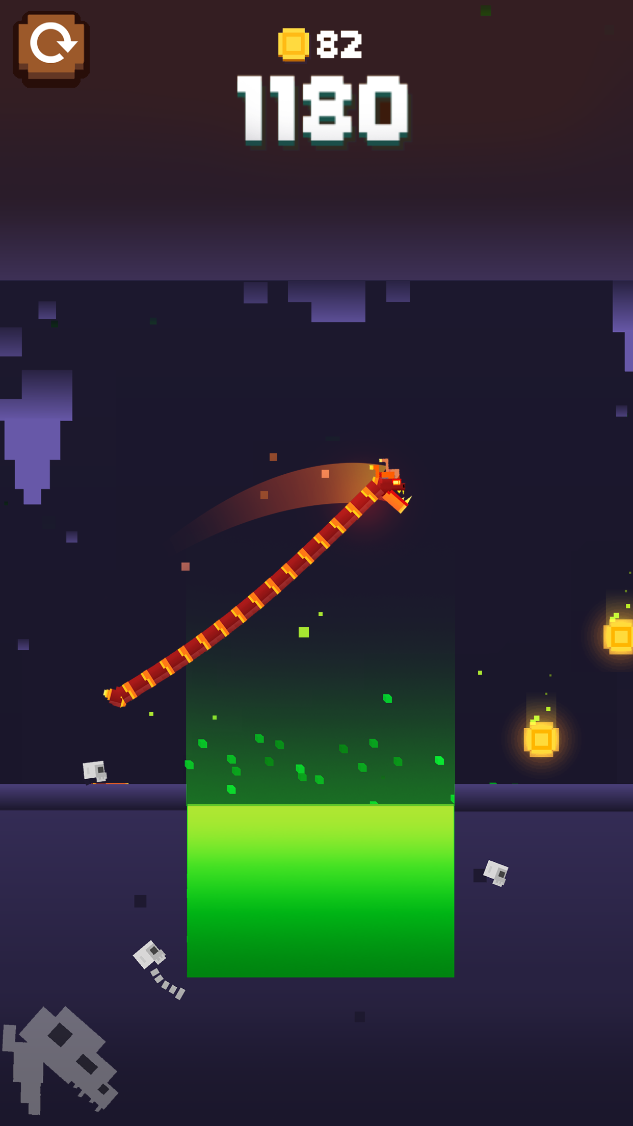 Cuplikan Layar Game Monkey Ropes