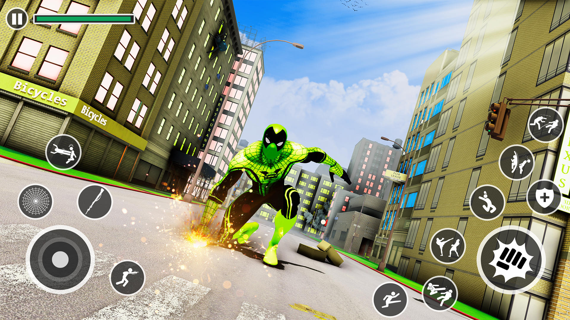 Cuplikan Layar Game Spiderhero Web 3D Master Fight