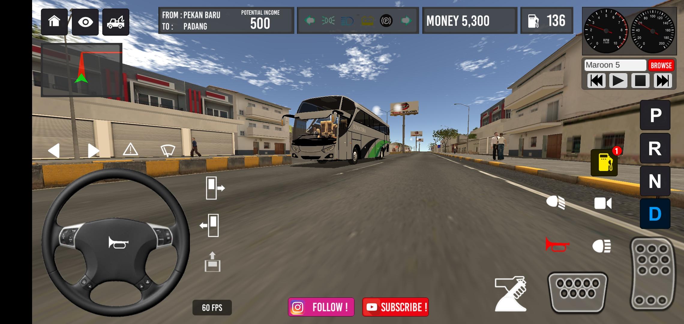 IDBS Simulator Bus Sumatera ภาพหน้าจอเกม