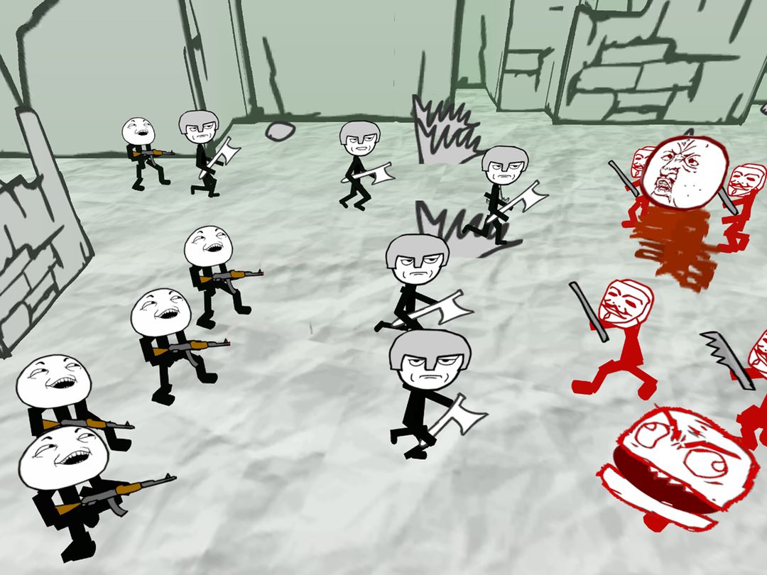 Screenshot of Stickman Meme Battle Simulator