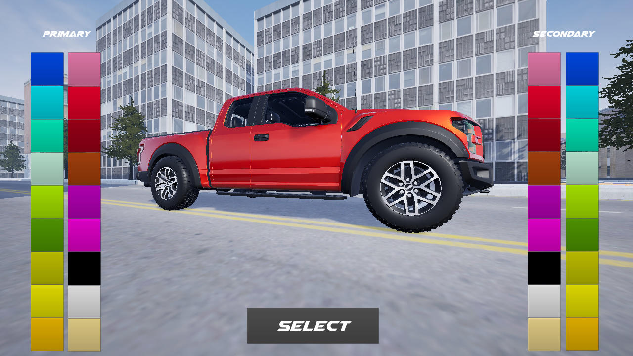 Screenshot of Raptor Real Car Simulator