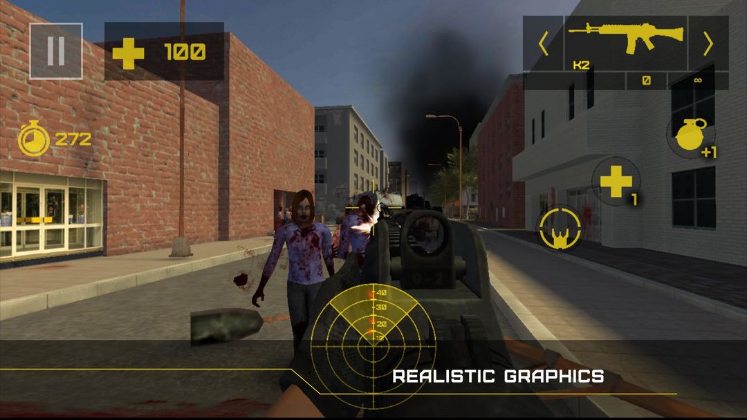 Zombie Defense: Escape 게임 스크린 샷