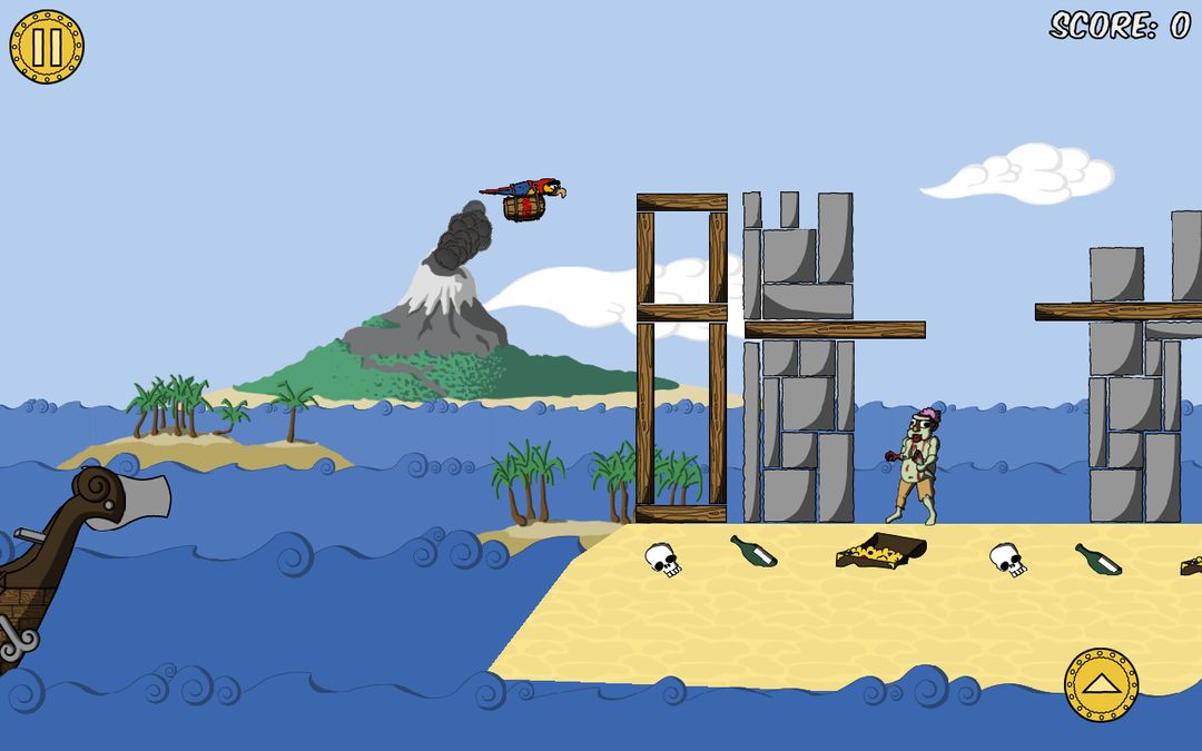 Pirates Vs Zombies screenshot game