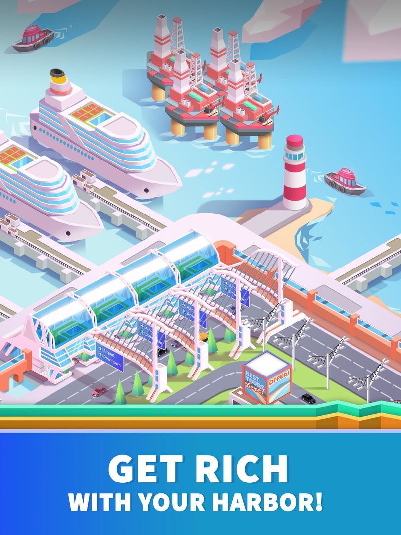 Idle Harbor Tycoon－Sea Docks screenshot game
