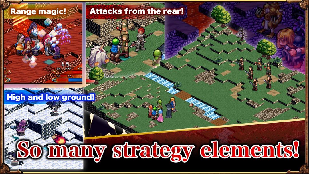 Screenshot of SRPG Legna Tactica