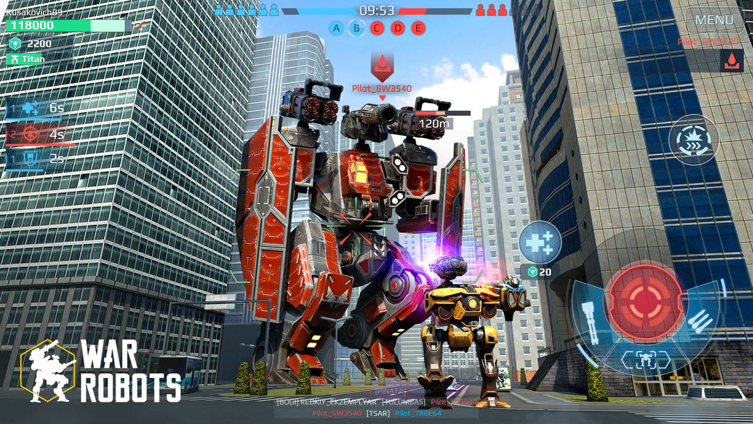 War Robots. 6대6 택티컬 멀티플레이어 전투 게임 스크린 샷