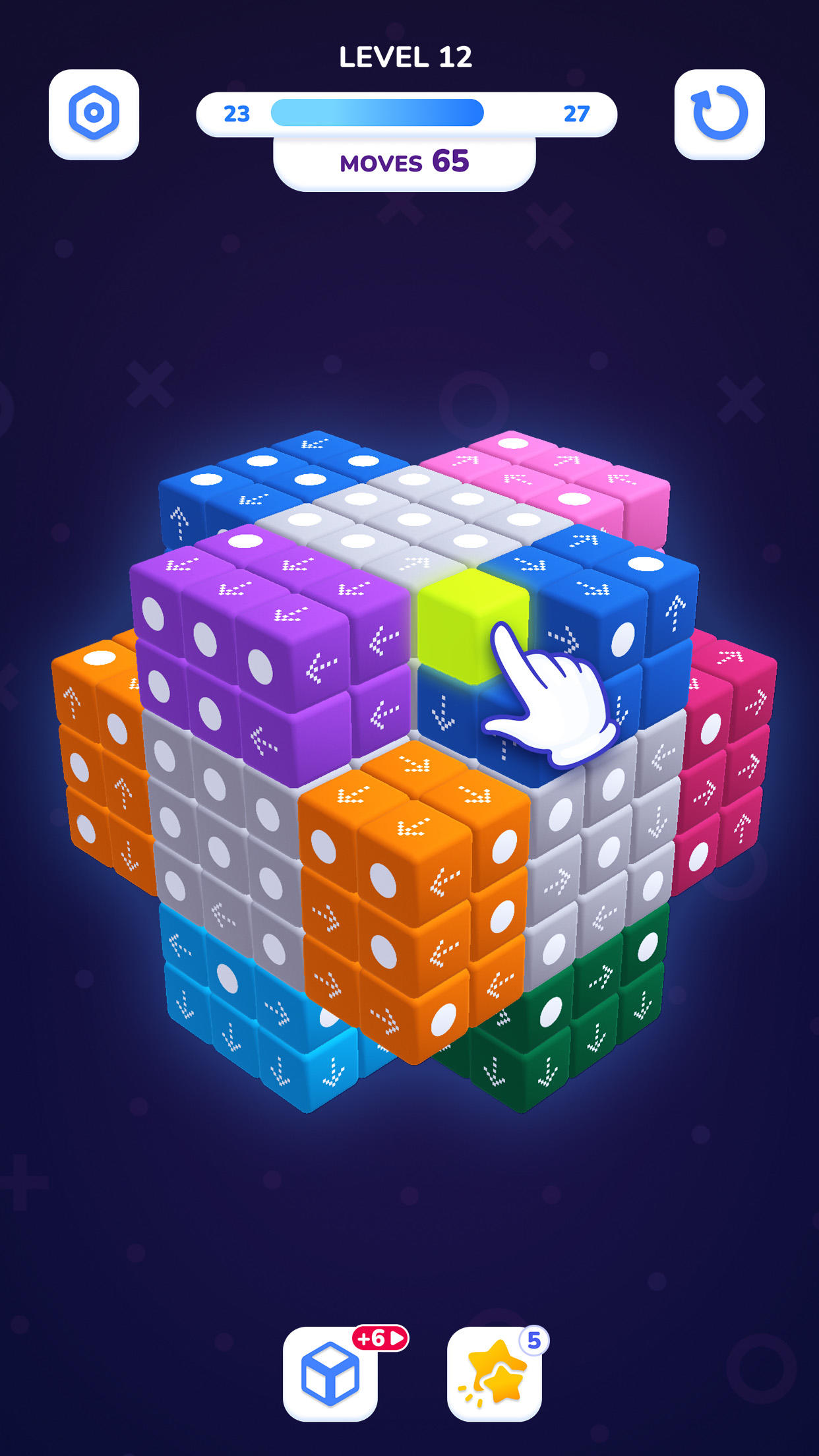 Block away puzzle 게임 스크린샷