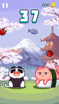 Nom Cat ภาพหน้าจอเกม