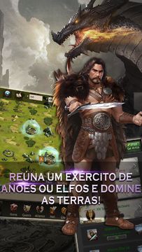 Captura de Tela do Jogo Elfos vs anões