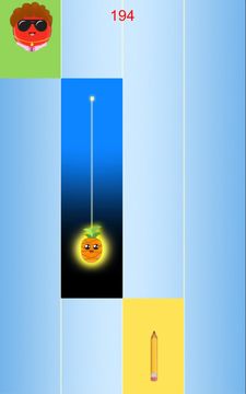 Pen Pineapple Piano Tiles Road Game Screenshot