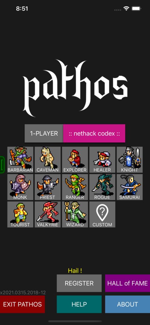 Pathos: Nethack Codex遊戲截圖