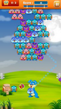 Wacky Birds Bubble Shooter Game Screenshot