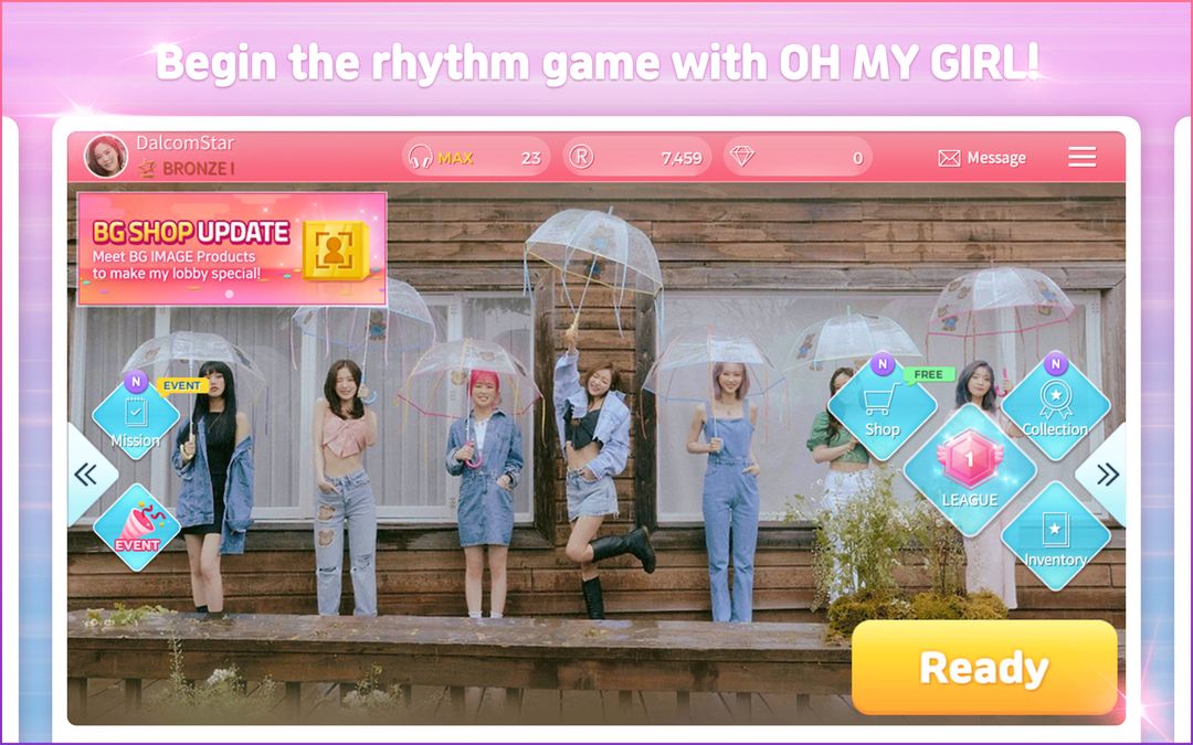SuperStar OH MY GIRL screenshot game