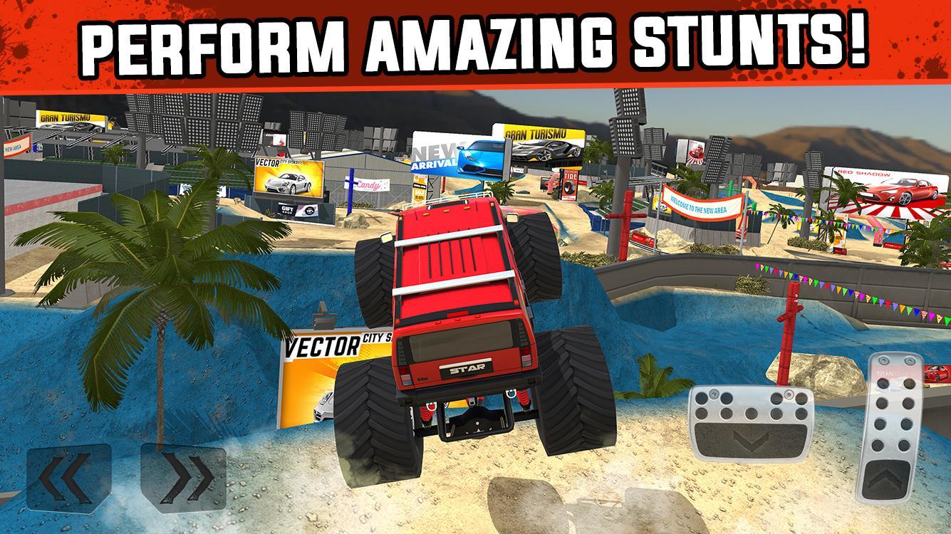 Captura de Tela do Jogo Monster Truck XT Airport Derby