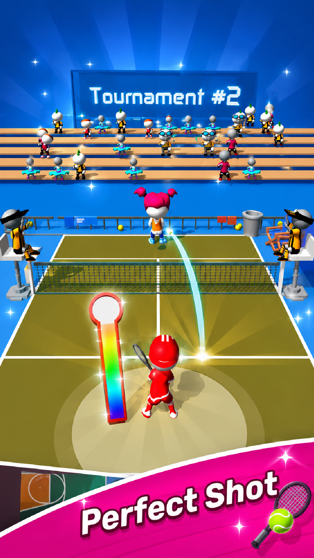 Stickman Tennis Champion Game Screenshot