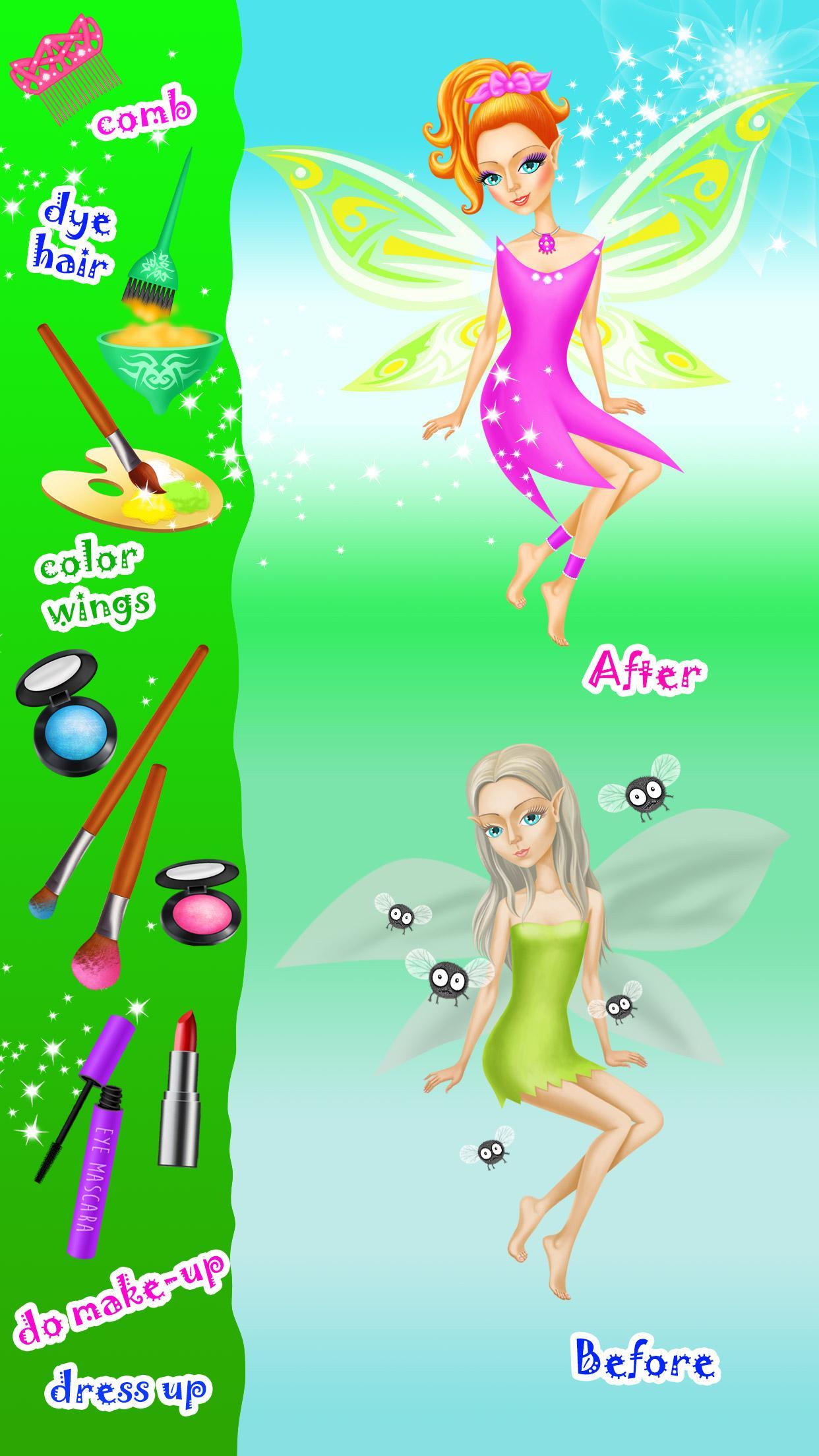 Fairyland Beauty Salon Game Screenshot