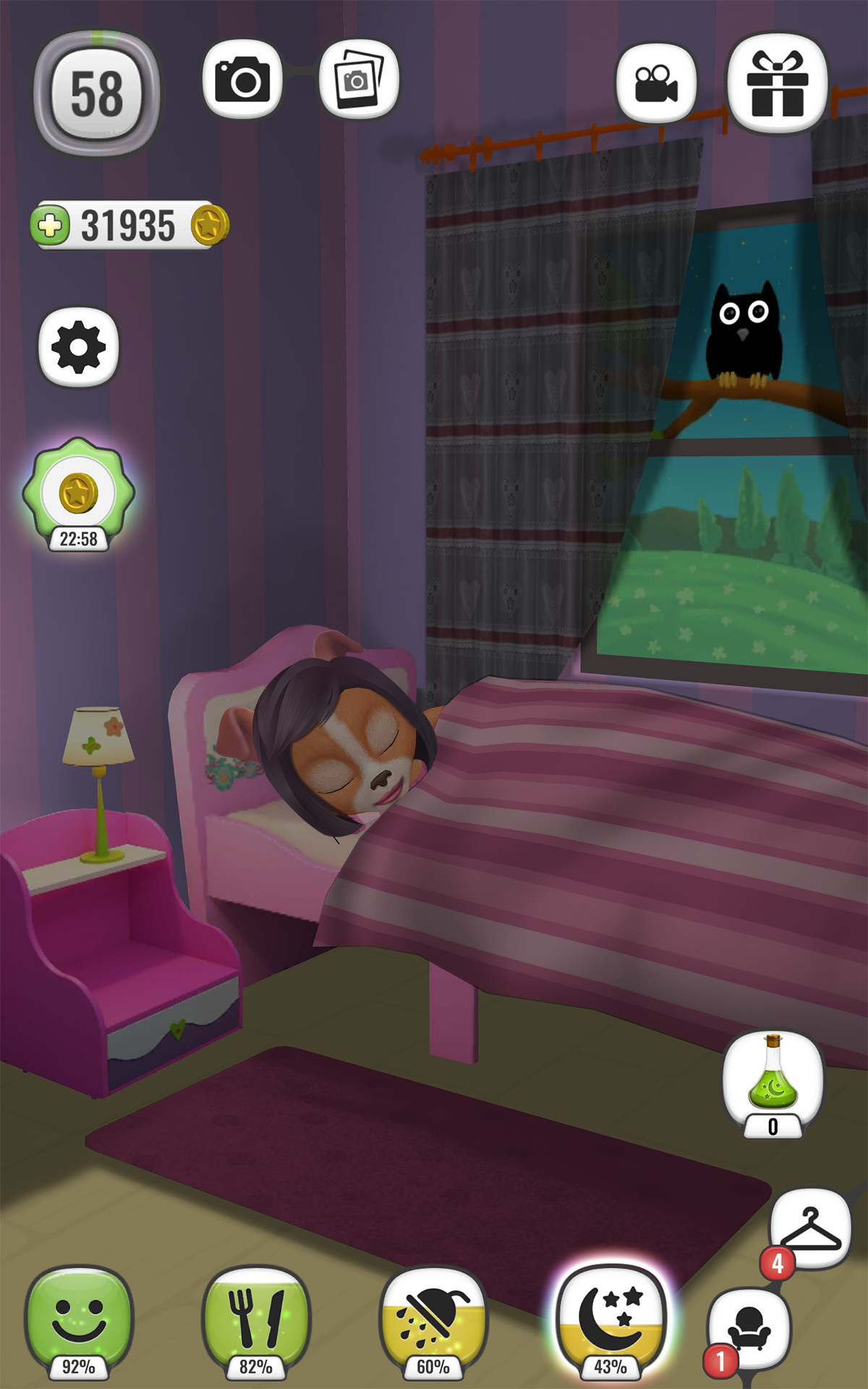 My Talking Lady Dog screenshot game