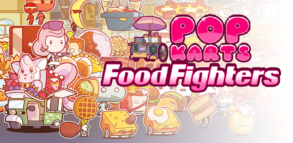 Banner of Pop Karts Food Fighters Defense 