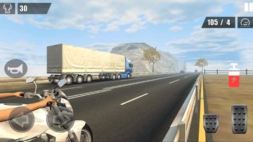 Traffic Speed Moto 3D Game Screenshot
