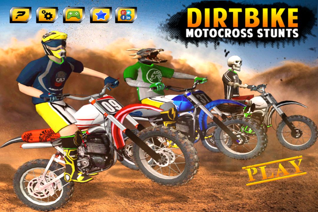 Dirt Bike Cop Race Free Flip Motocross Racing Game screenshot game