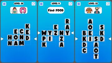 Swipe Words Challenge Game Screenshot