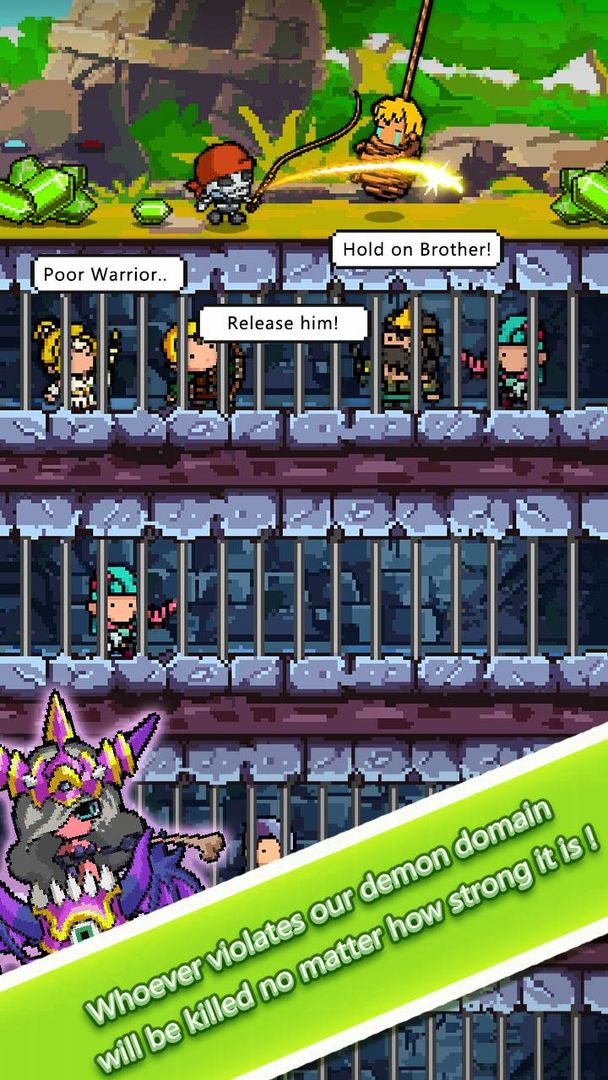 Screenshot of Devil vs Warrior - Fight for Freedom