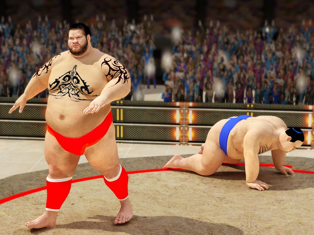 Screenshot of Sumo wrestling Revolution 2017: Pro Stars Fighting