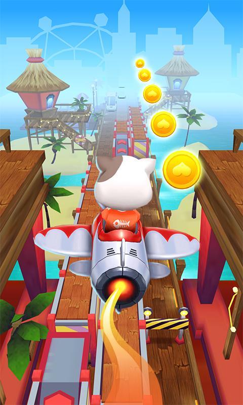 Cuplikan Layar Game Cat Rush - Subway & Bus Run