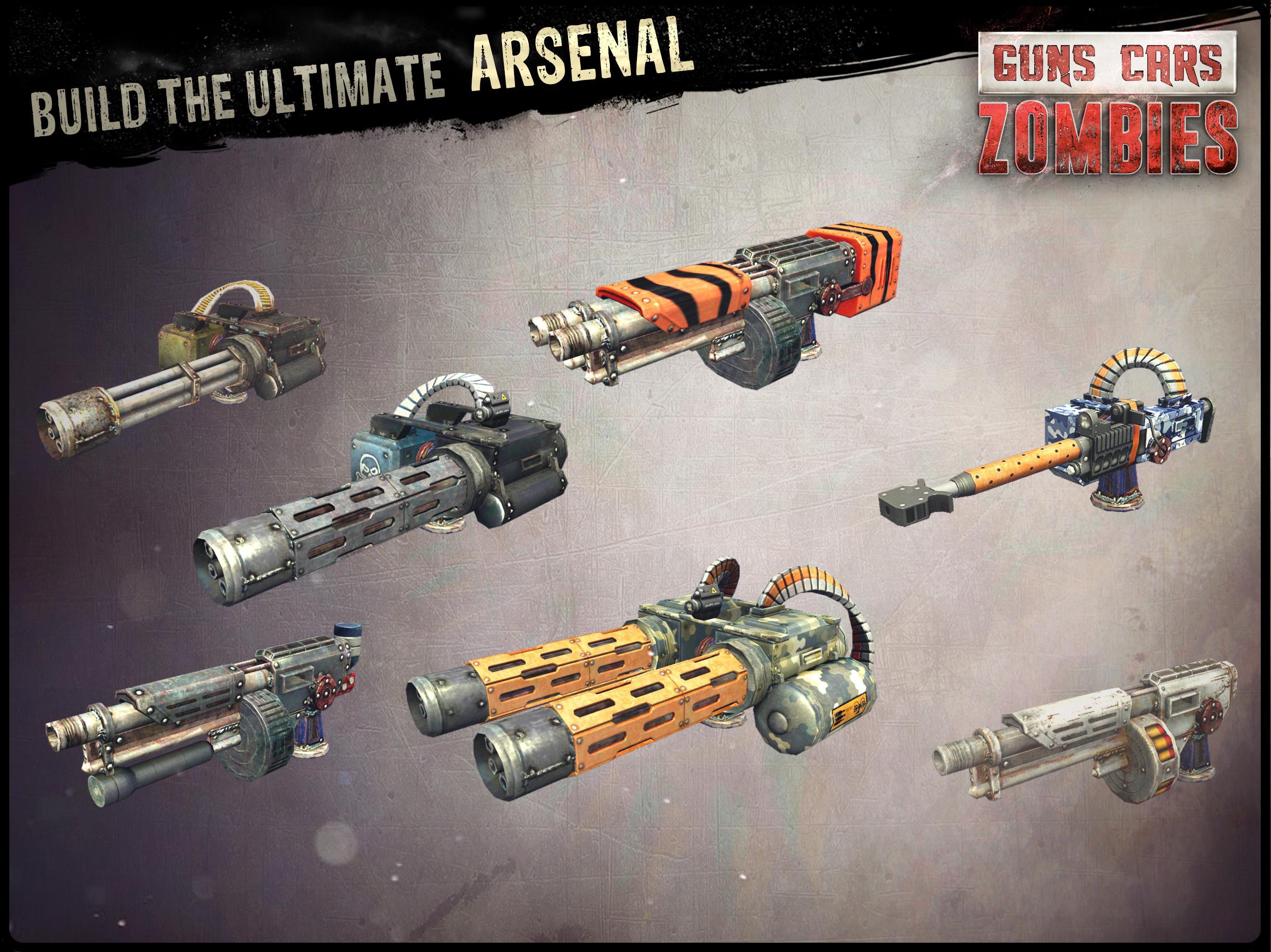 Guns, Cars and Zombies Game Screenshot