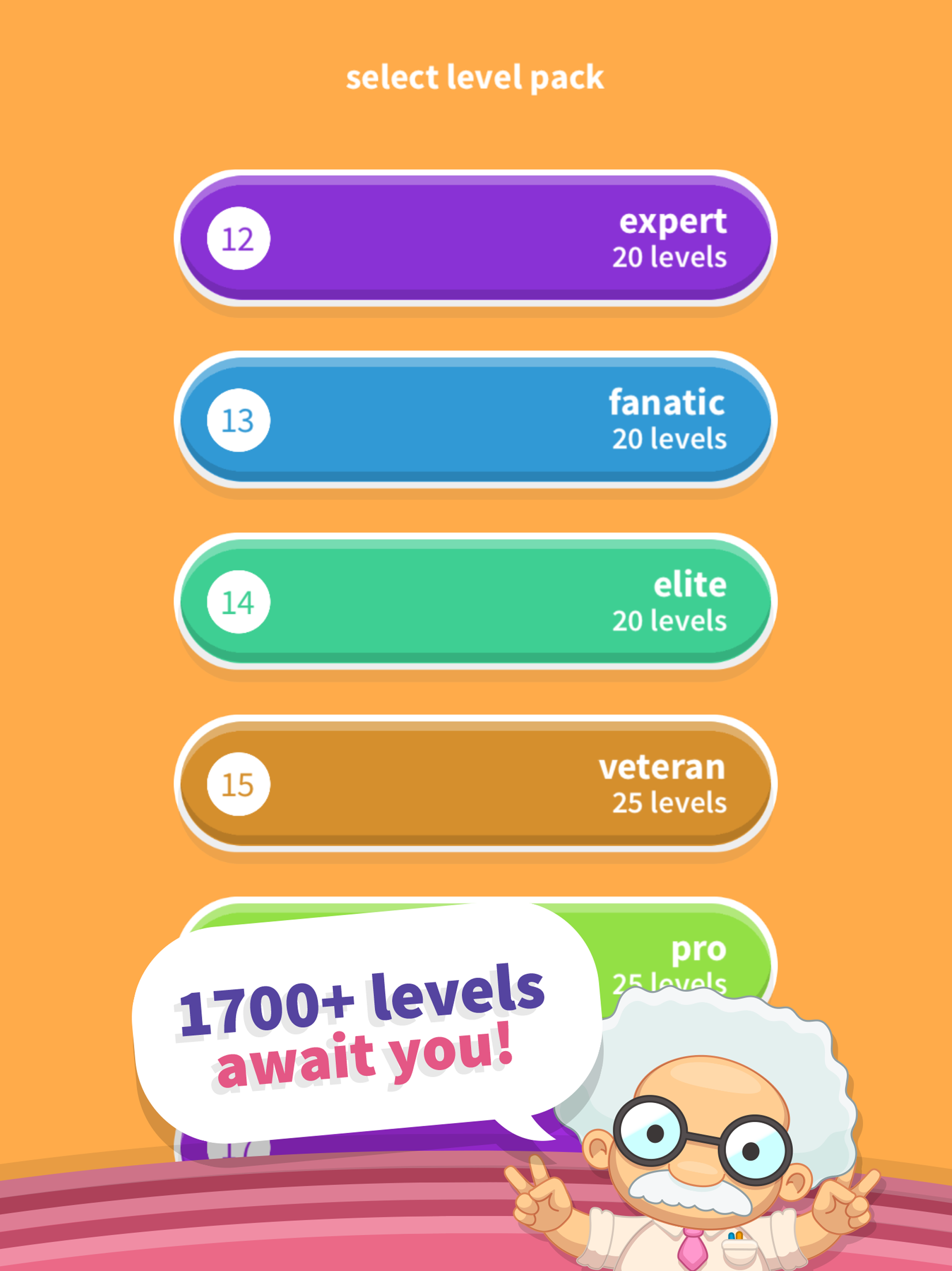 WordWhizzle Search Game Screenshot