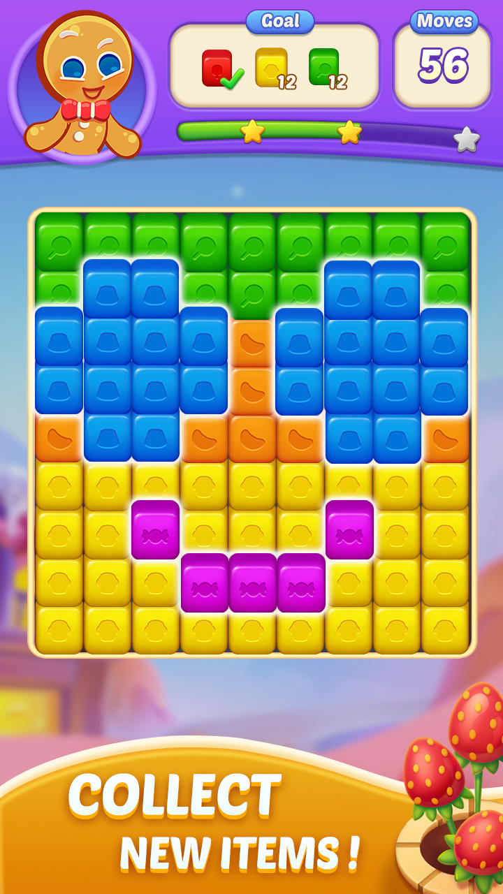 Candy Blast Fever:Cubes Crush Game Screenshot