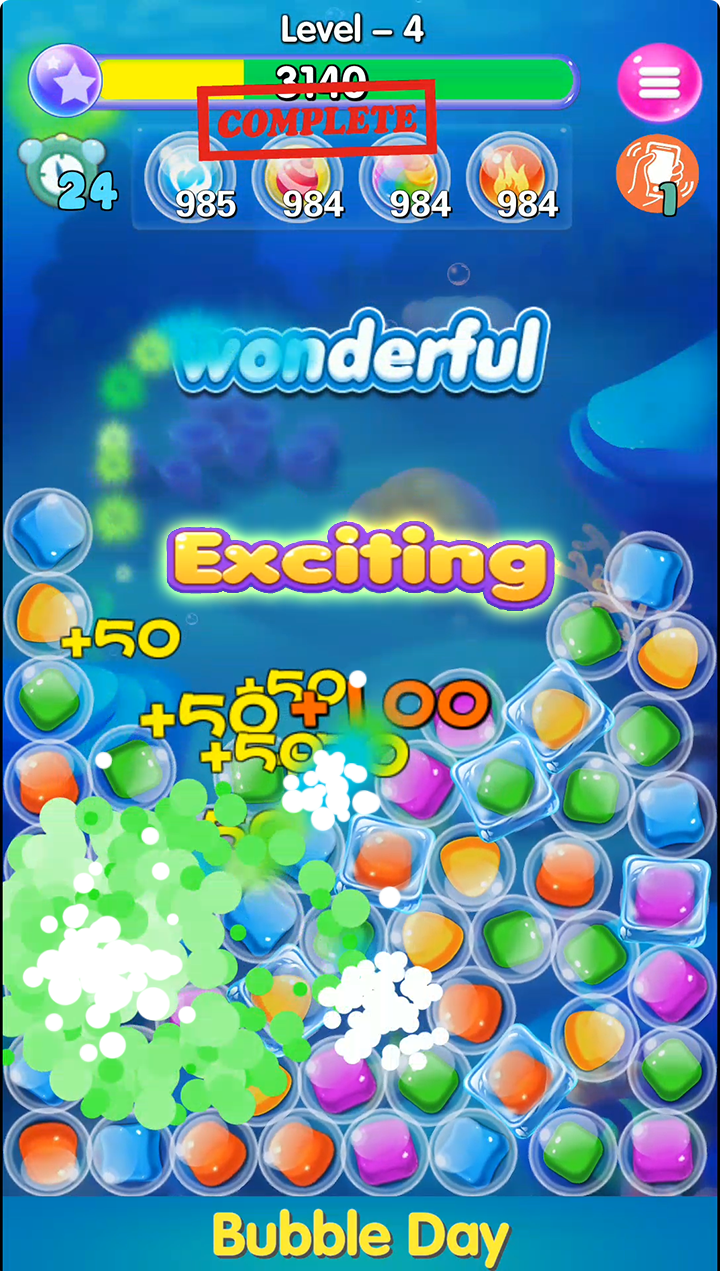 Bubble Day Game Screenshot