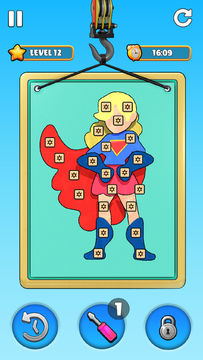 UnScrew It : Wood Puzzle Game Game Screenshot