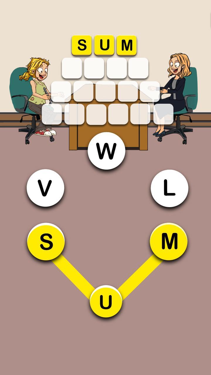 Screenshot of Mary’s Promotion - Word Game