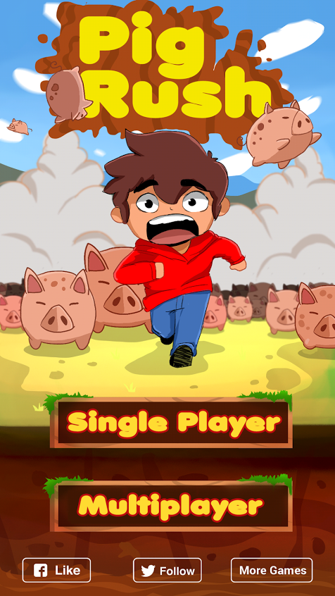 Pig Rush 게임 스크린샷