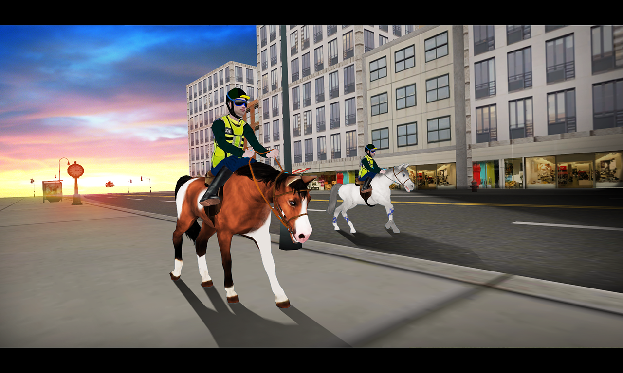 Rodeo Police Horse Simulator Game Screenshot