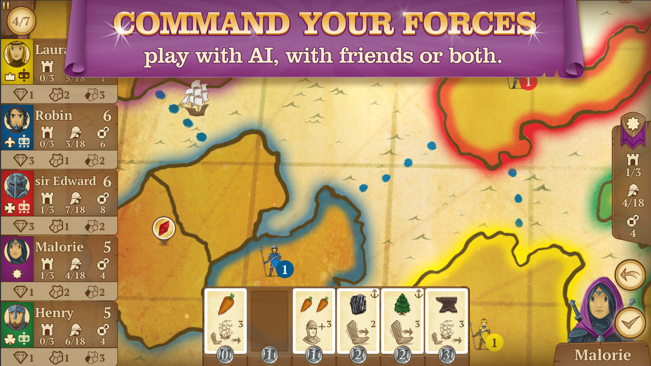 Eight-Minute Empire Game Screenshot