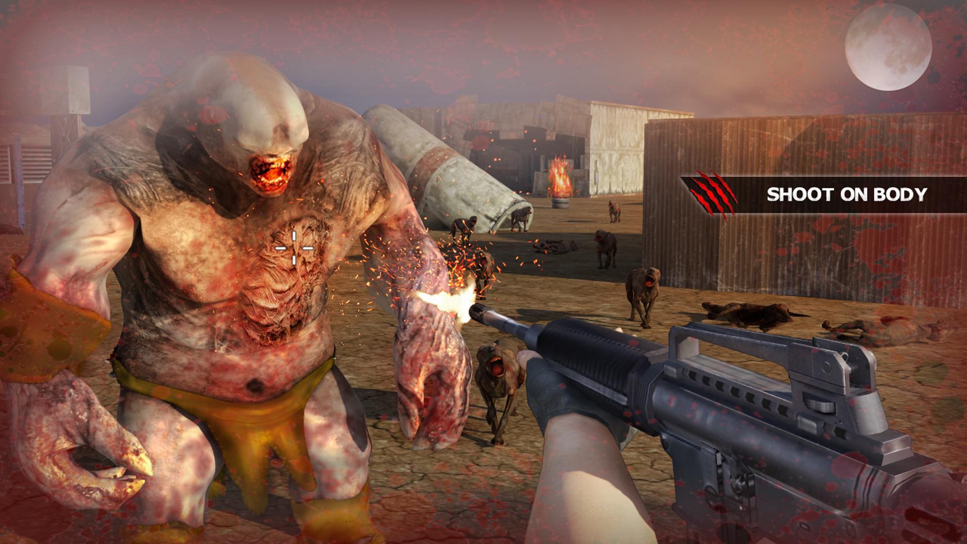 Screenshot 1 of Dead Walk City: Game Menembak Zombie 2.0.7