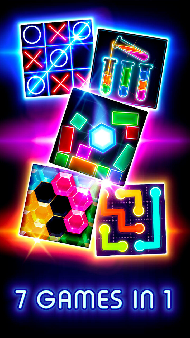 Cuplikan Layar Game Tic Tac Toe Glow