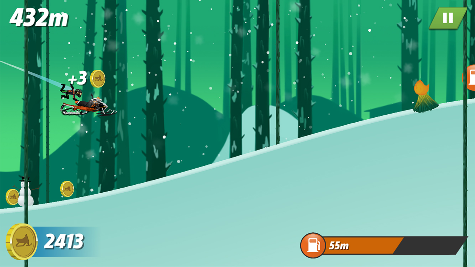Arctic Cat® Snowmobile Racing Game Screenshot