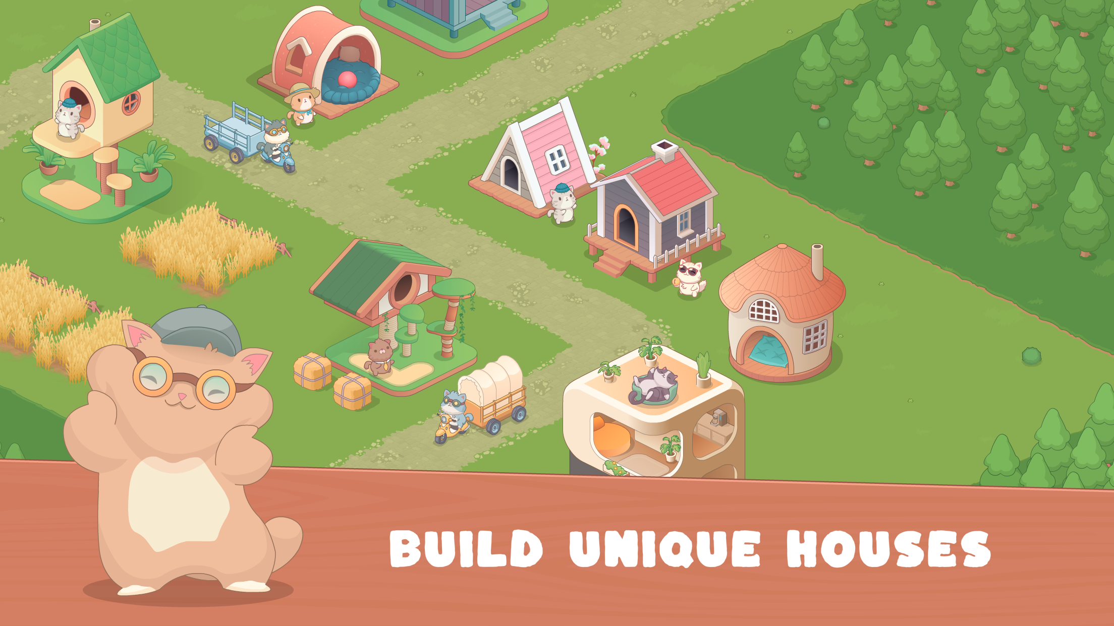 Idle Cat Lumber Game Screenshot