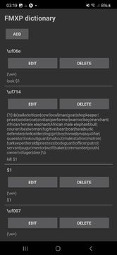 Fado MUD client Game Screenshot