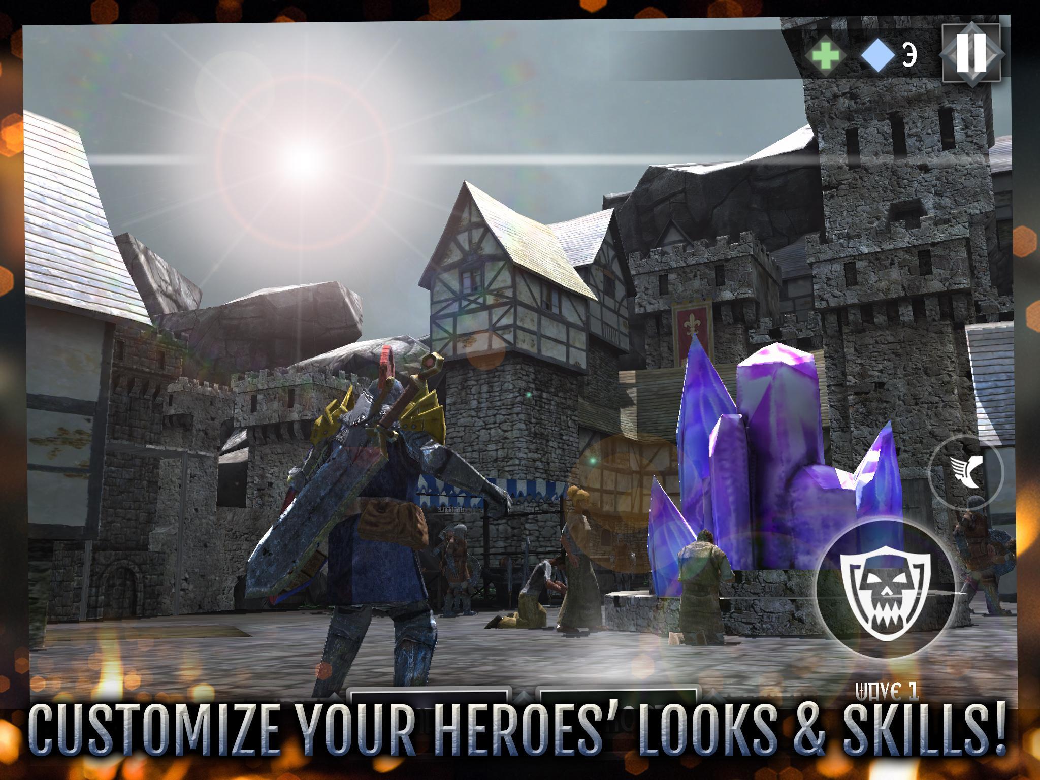 Cuplikan Layar Game Heroes and Castles 2: Premium