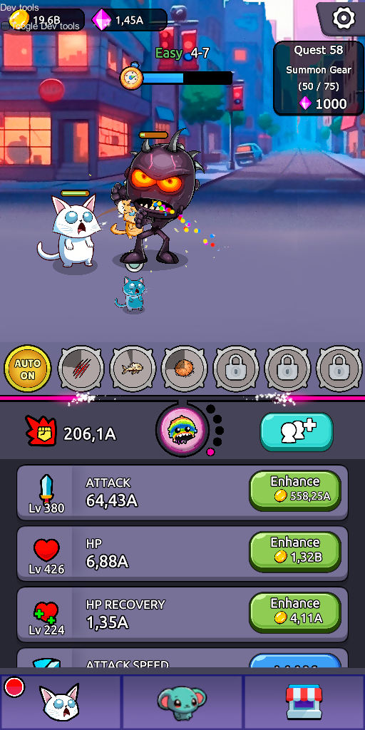 Screenshot 4 of Chaos & Cats : Idle 