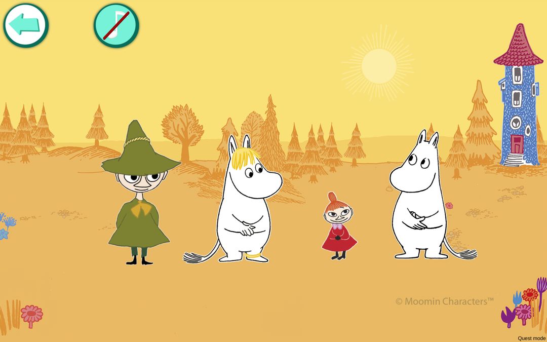 Screenshot of Moomin Language School English