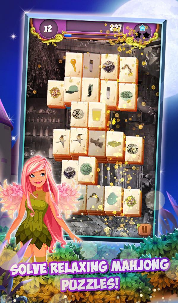 Mahjong: Moonlight Magic Game Screenshot